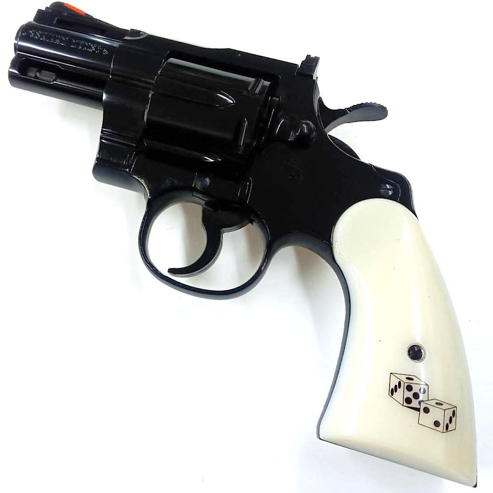 ★ タナカ COLT PYTHON SNAKE EYES 2.5㌅ スチールフィニッシュ