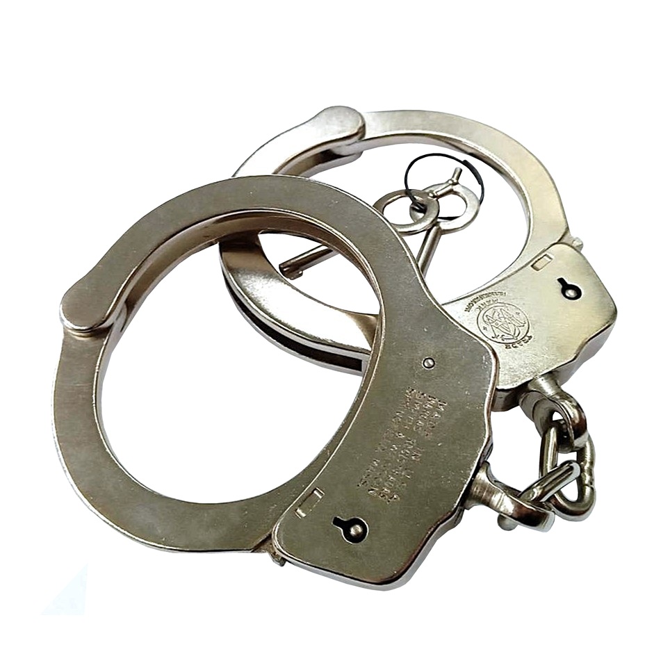 ★ Smith&Wesson Model.90 手錠 ニッケルフィニッシュ