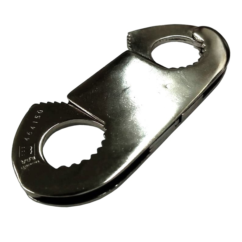 ★ HWC №TC-1 親指用手錠 ニッケルフィニッシュ