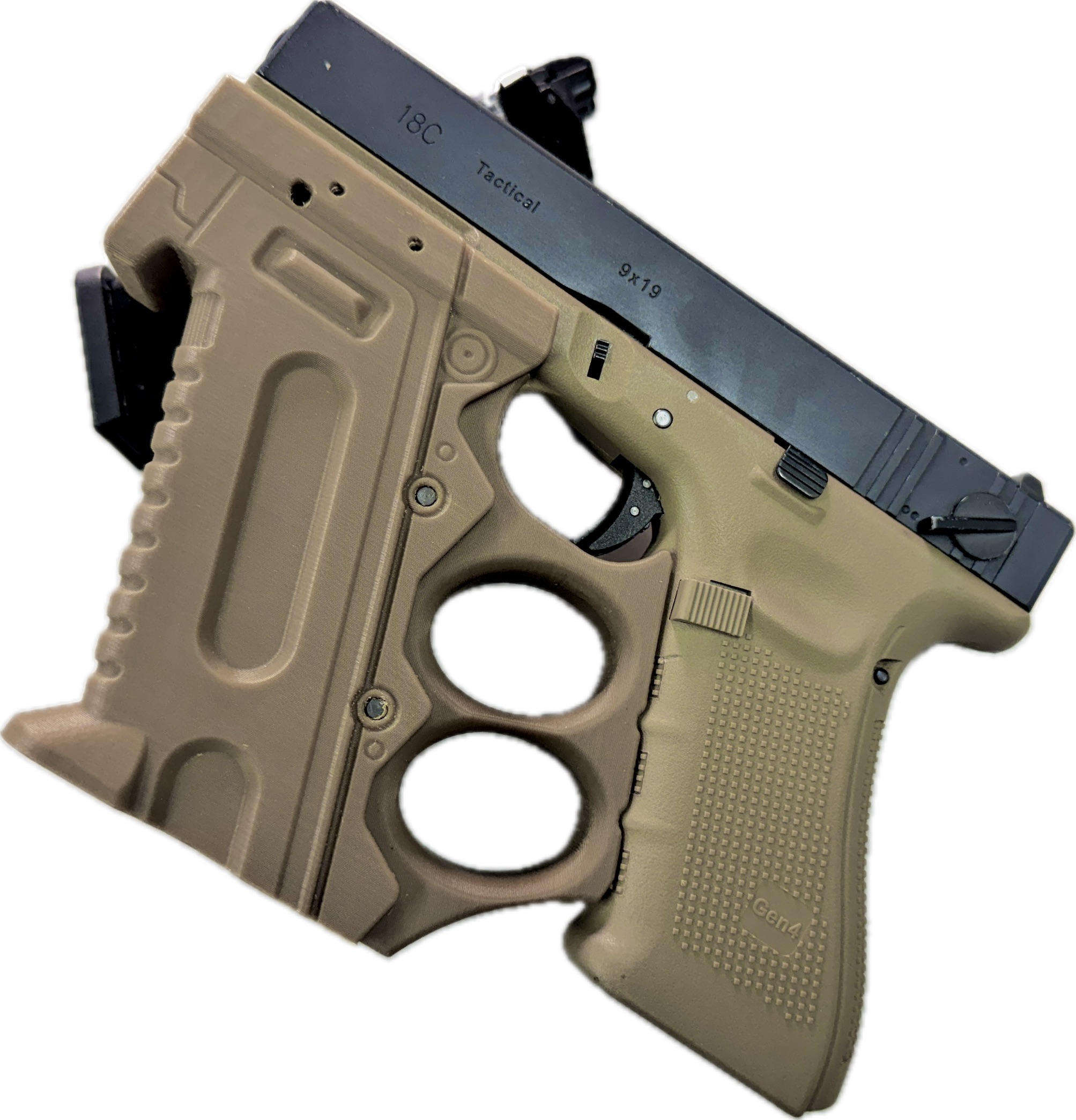 WE-TECH　Glock18C Gen.4 TAN