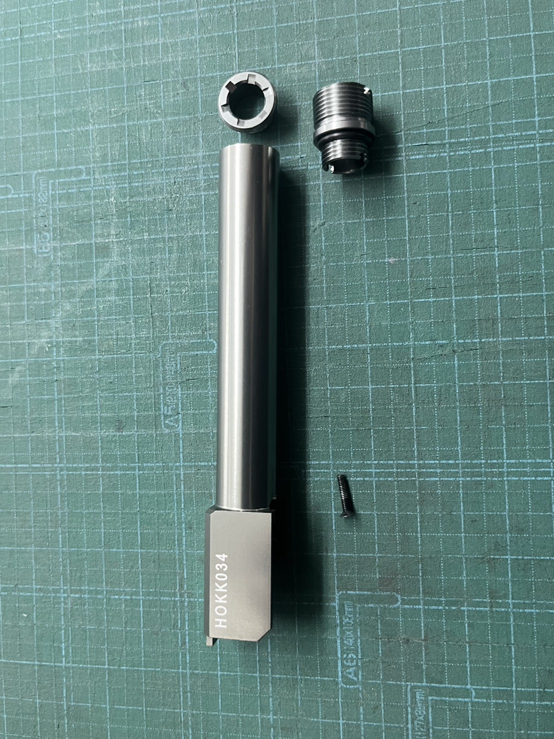 Laylax マルイ G17 Gen.4用 ノンリコイル 2WAY アウターバレル ガンメタルカラー