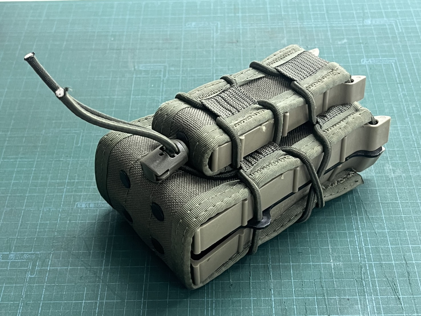 HighSpeedGear ダブルデッカー M4+ピストルマグポーチ OD