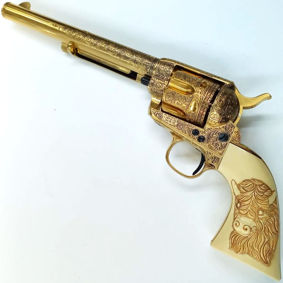 フランクリンミント 金属製 テディ･ルーズベルトの銃