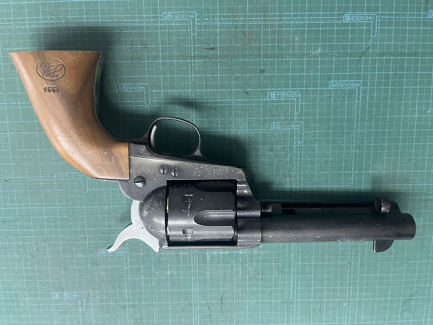 (ご予約)タナカワークス SAA.45 1st シビリアン スチールジュピターフィニッシュ ガスガン