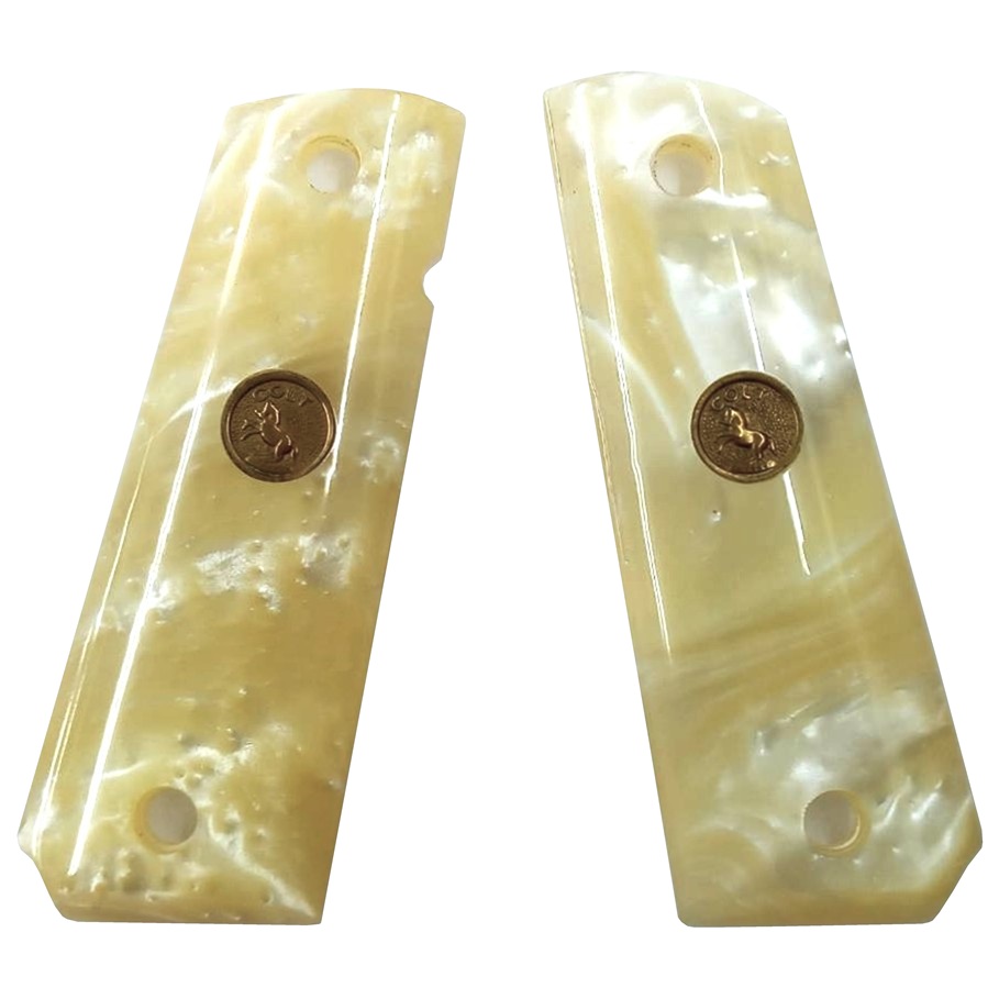 ALTAMONT GM用 メダリオン付 ホワイトパールグリップ