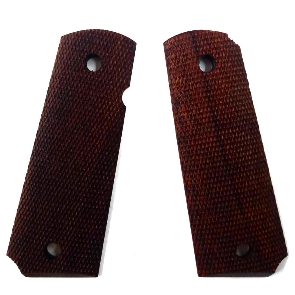 MULE 1911用 フルチェッカー 木製グリップ ウェイト付