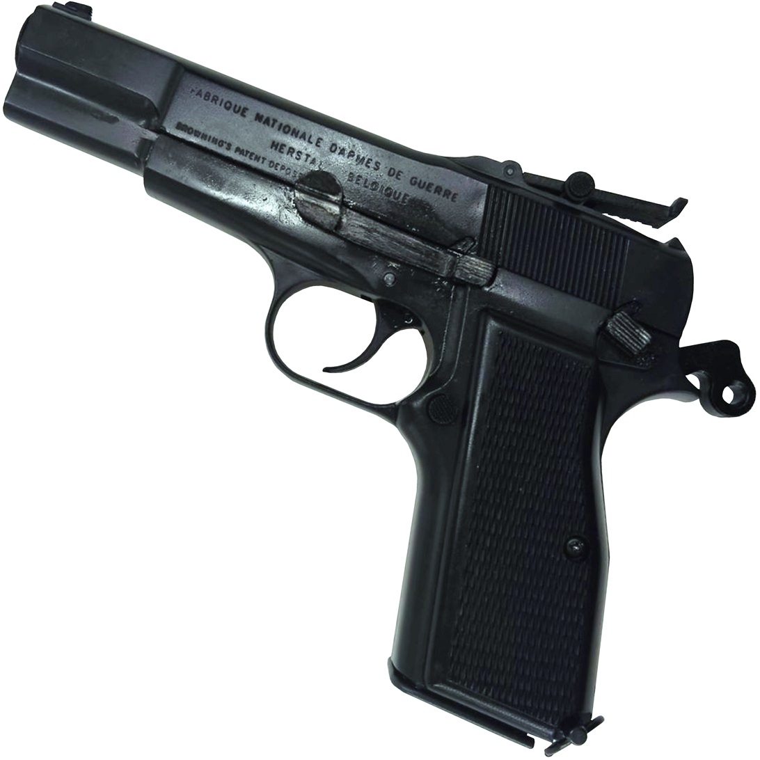 マルシン工業 旧型 ブローニングHP ミリタリー マットBK/ABS