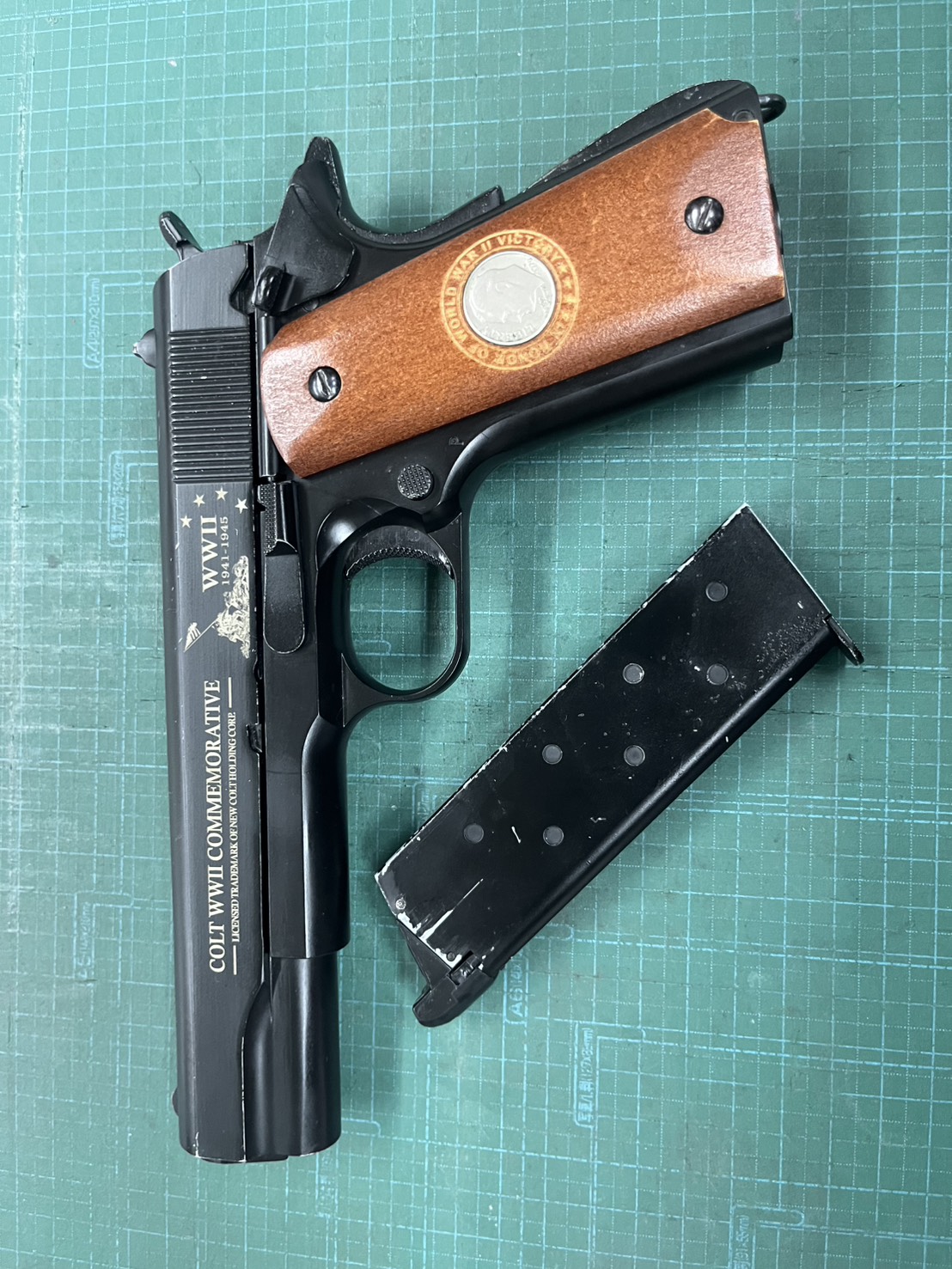 (御予約) DOUBLEBELL WWⅡ 1911 終戦記念モデル スライドBK