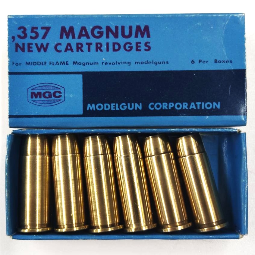 MGC 357マグナム カートリッジ 6発