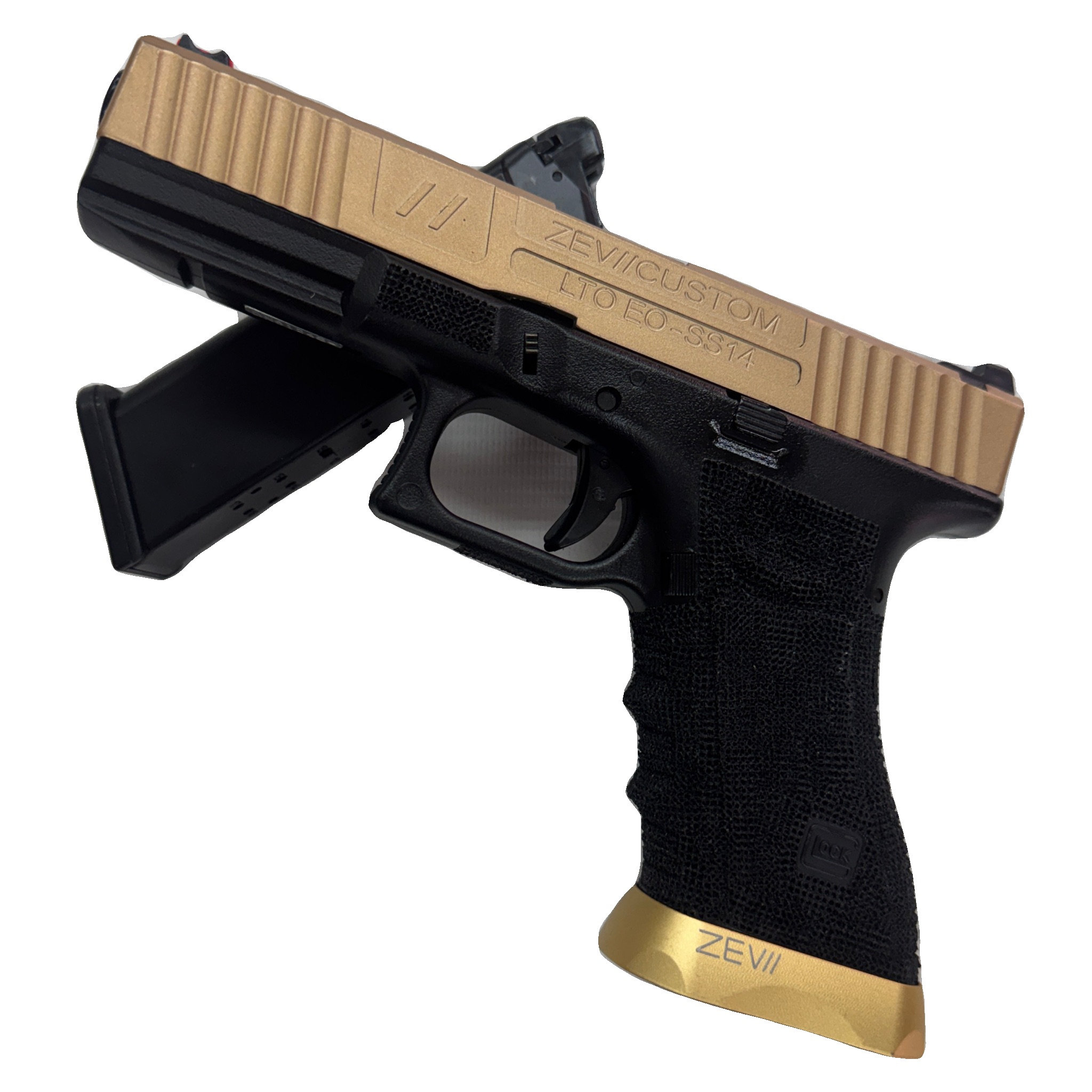 DOUBLE BELL　GLOCK17 ZEV 9㎜ GOLD (アルミスライド)