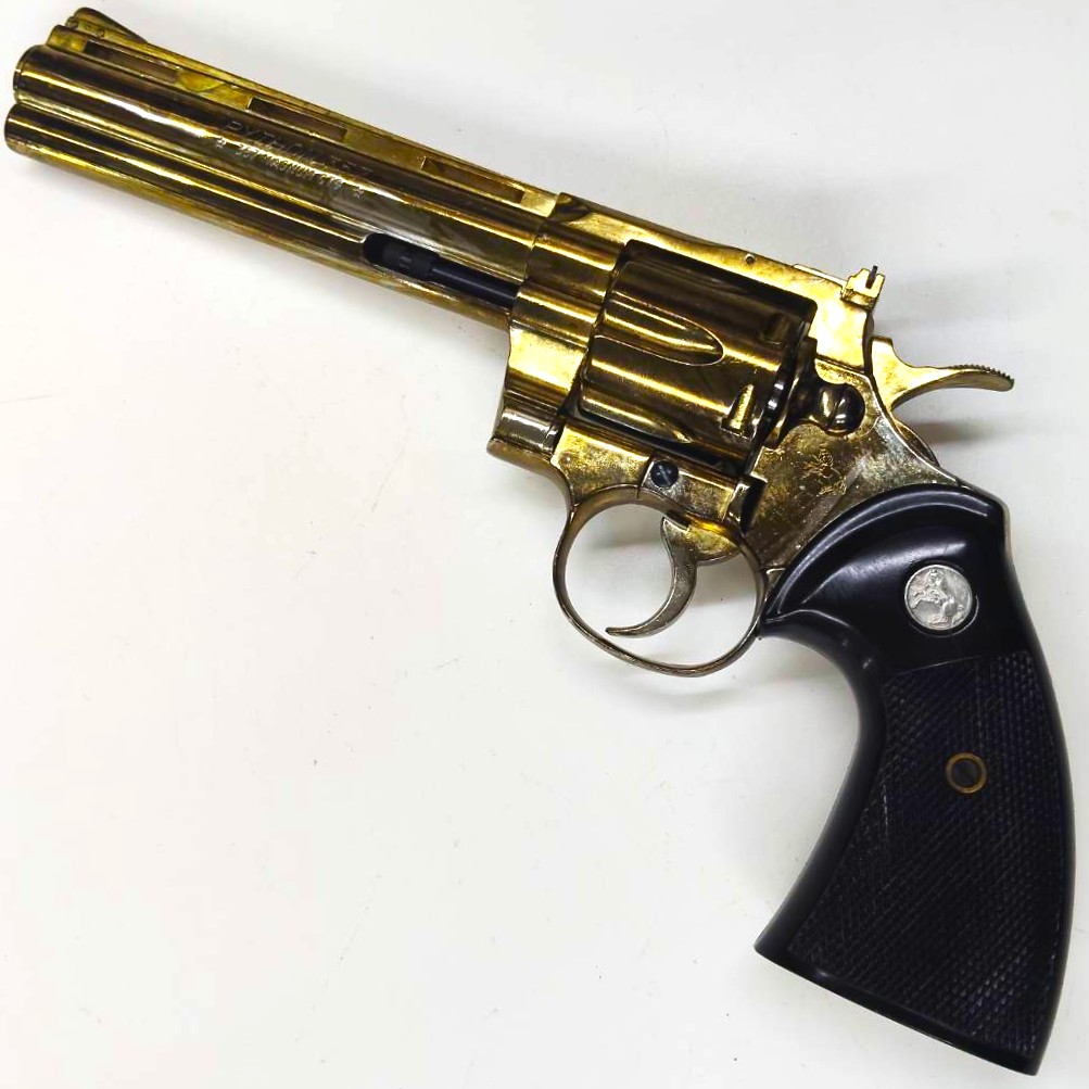 国際産業 №036 金属(SMG有) COLT PYTHON 6㌅