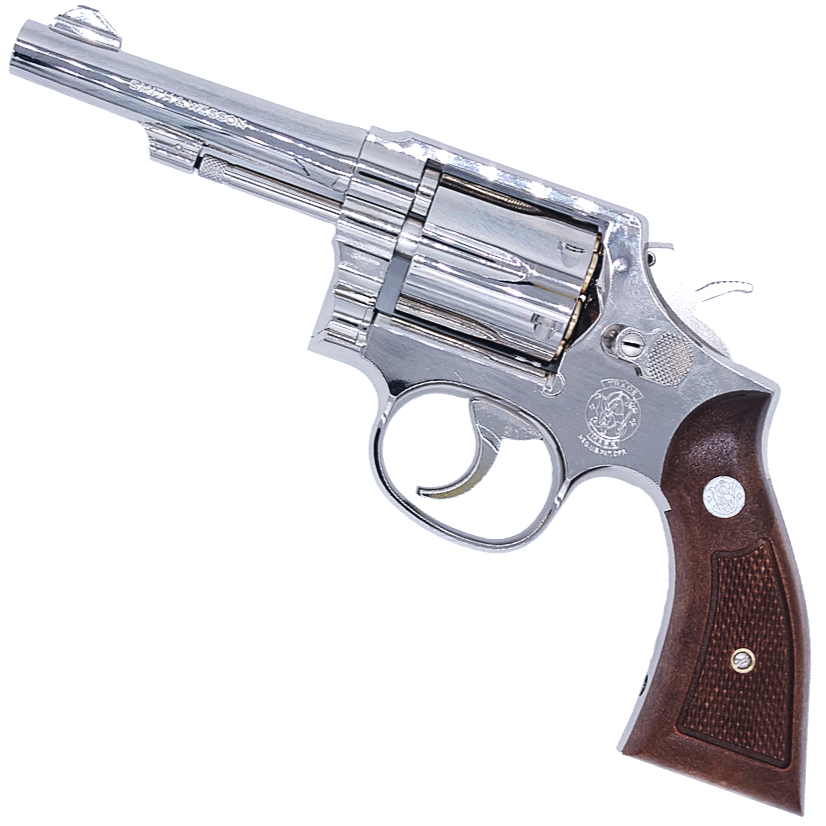 タナカ S&W M10 M&P 4in .38spl ニッケルフィニッシュ Ver.3