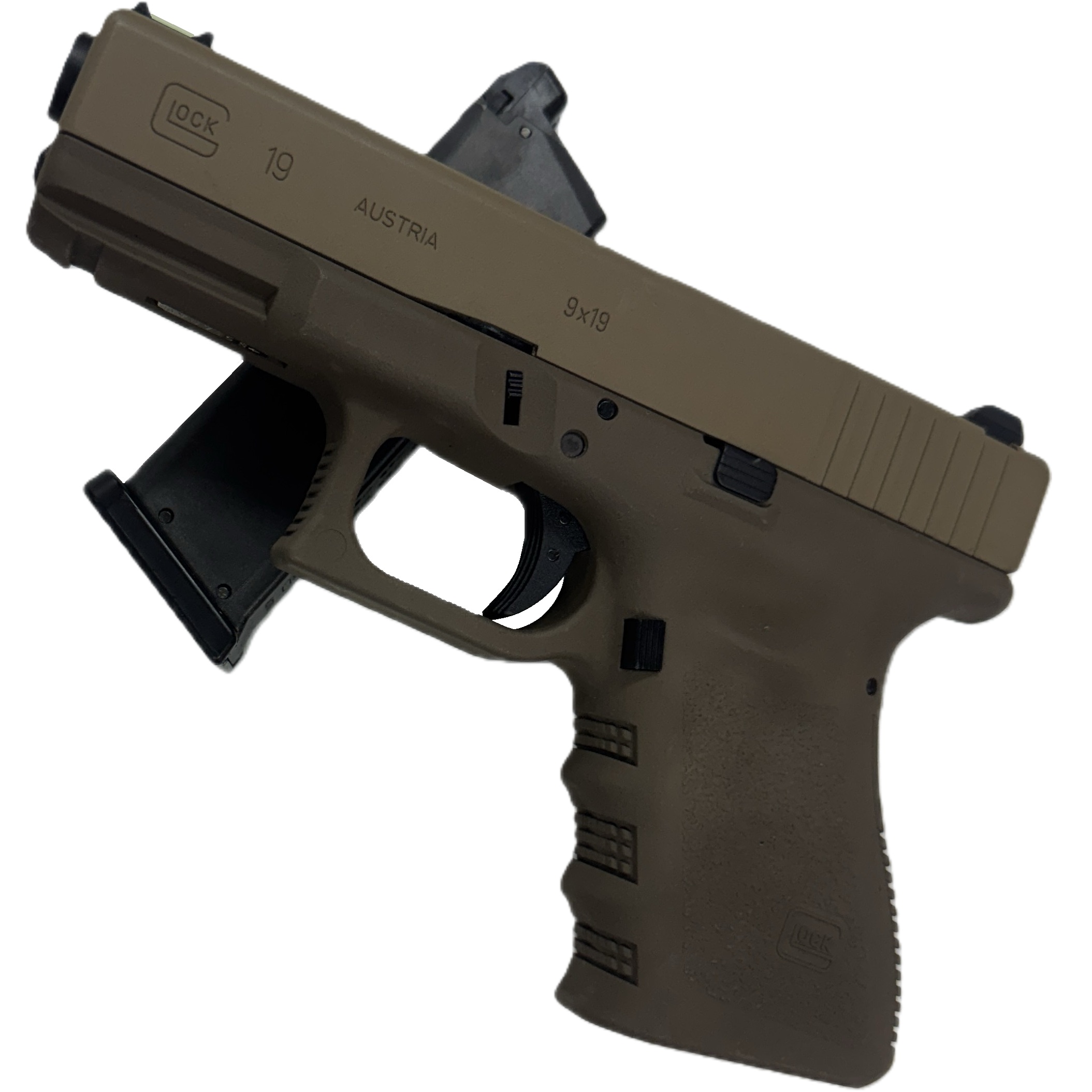 東京マルイ　GLOCK19 GEN.3 セラコートFDEカスタム ②