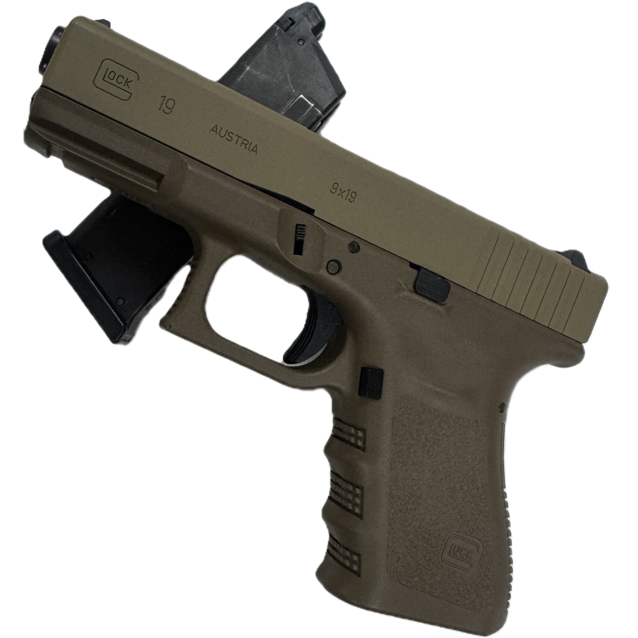 東京マルイ　GLOCK19 GEN.3 セラコートFDEカスタム ①