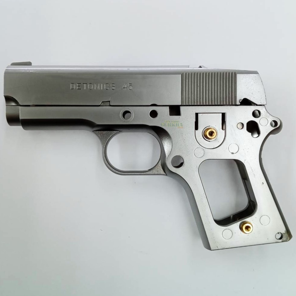 東京マルイ デトニクス.45 エンヴァイロハードクローム スライド&フレーム