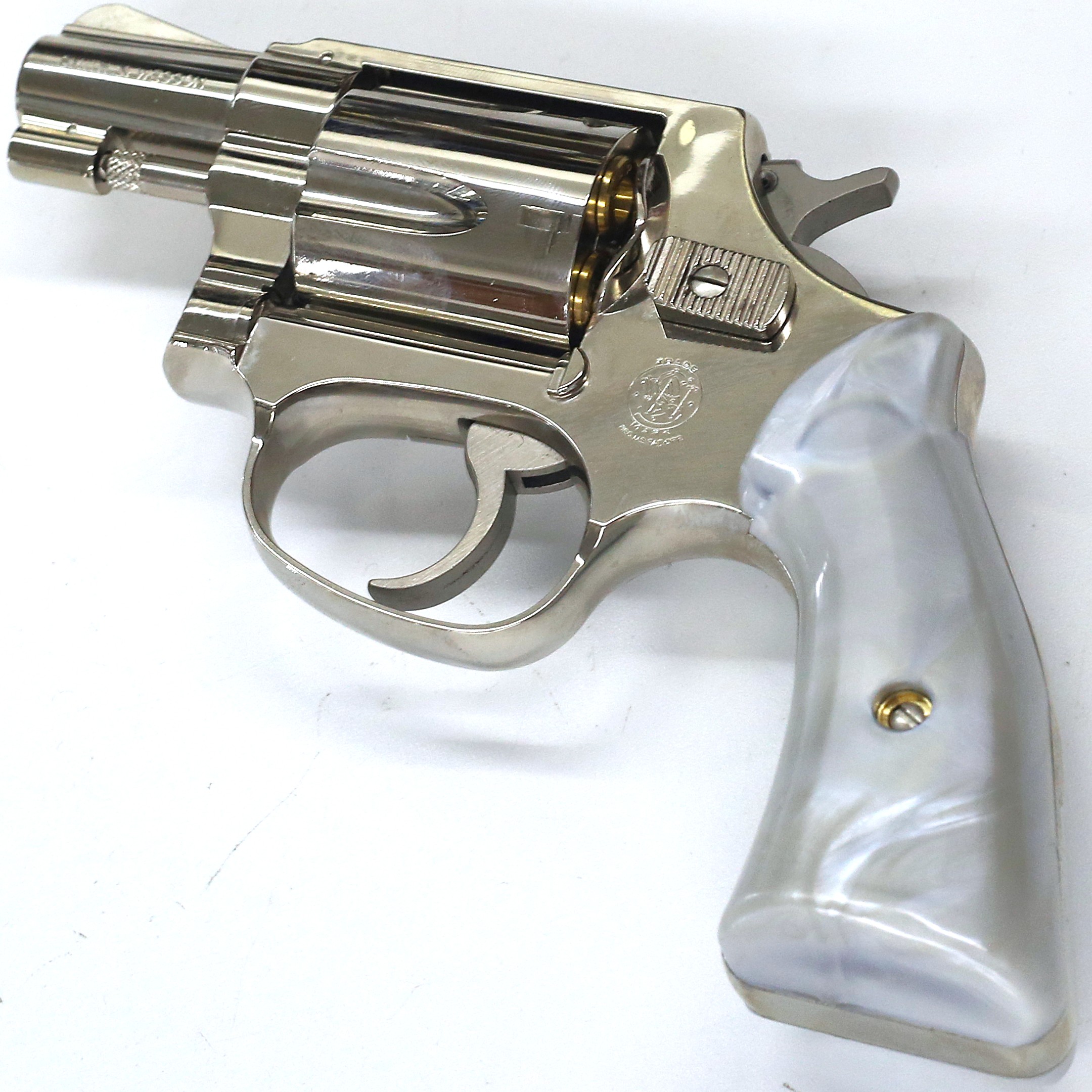 タナカ S&W M36 2㌅ スクエアバット トラビス ニッケルフィニッシュ Ver.2
