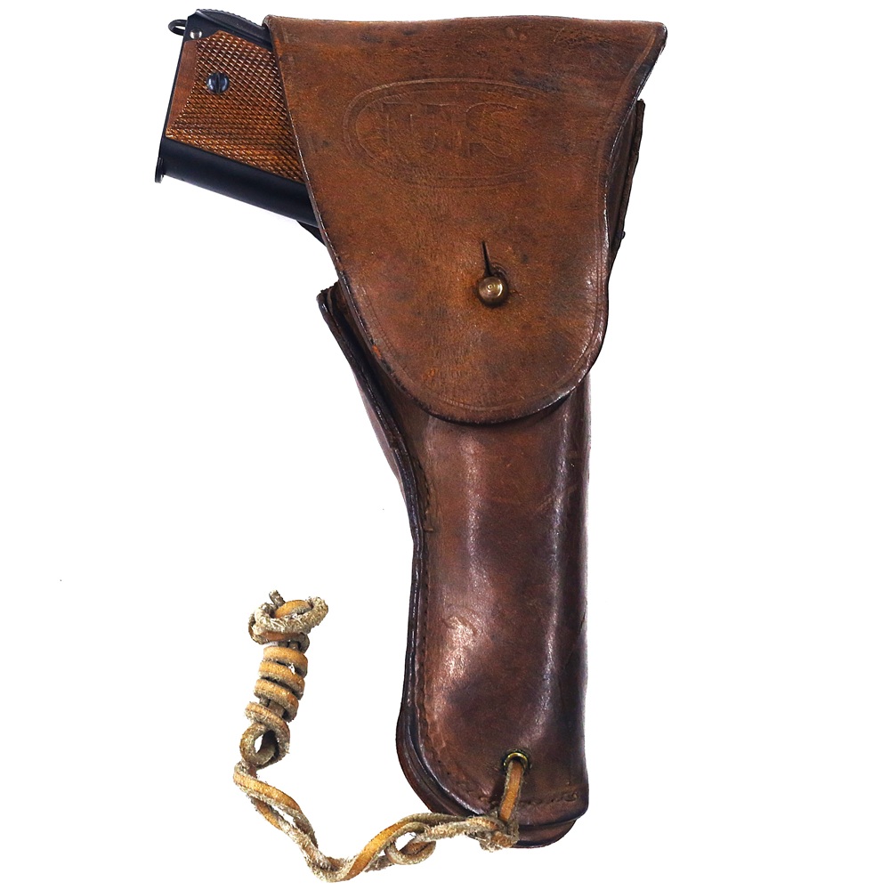 US GRATON&KNIGHT CO. WW2 M1916 革製ホルスター 右/茶