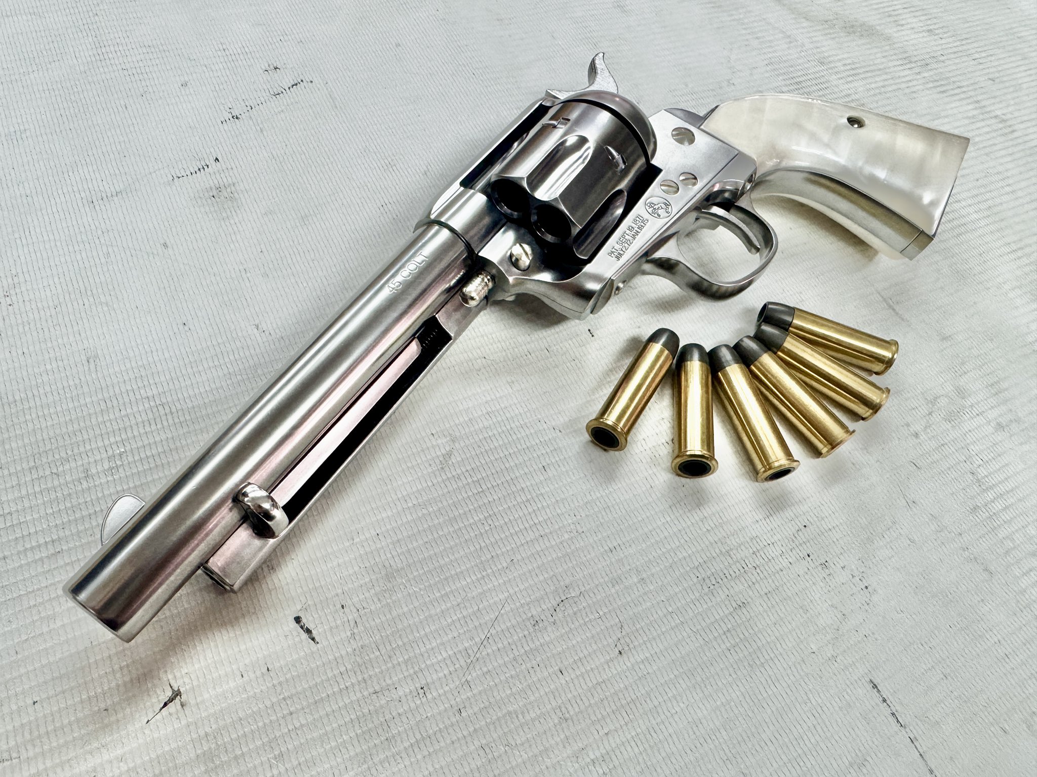 Marushin SAA.45 Artillery ABS/SV パールグリップ