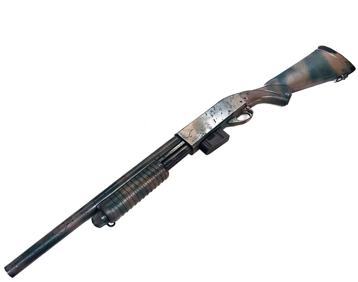 A&K M870 ロング 迷彩塗装