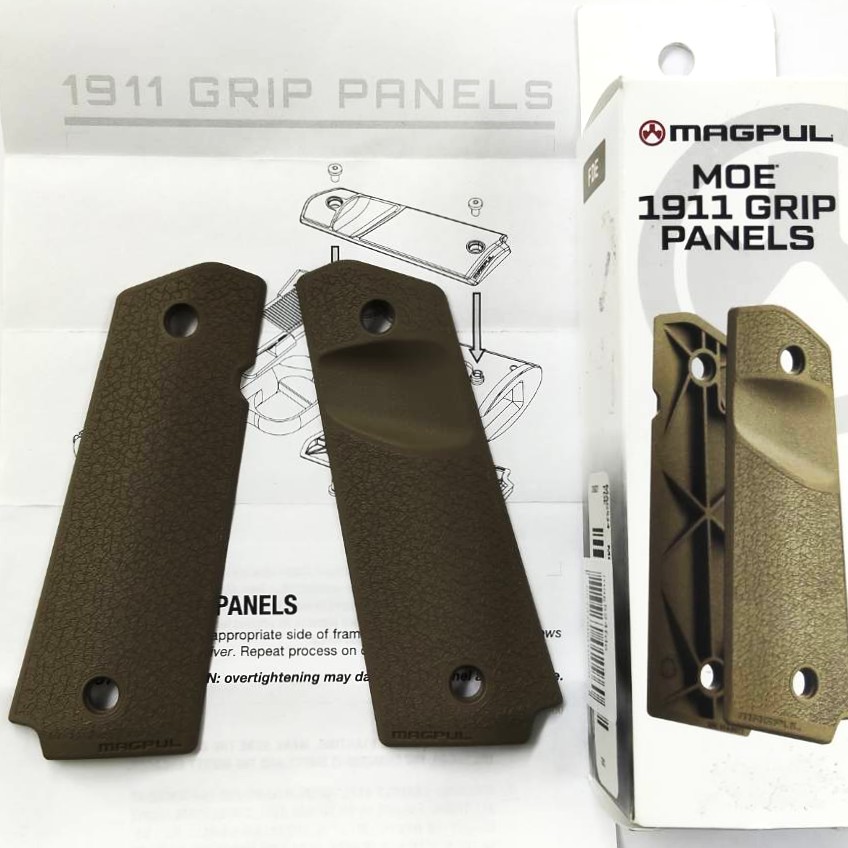MAGPUL 1911 MOE GRIP PANELS TSP FDE
