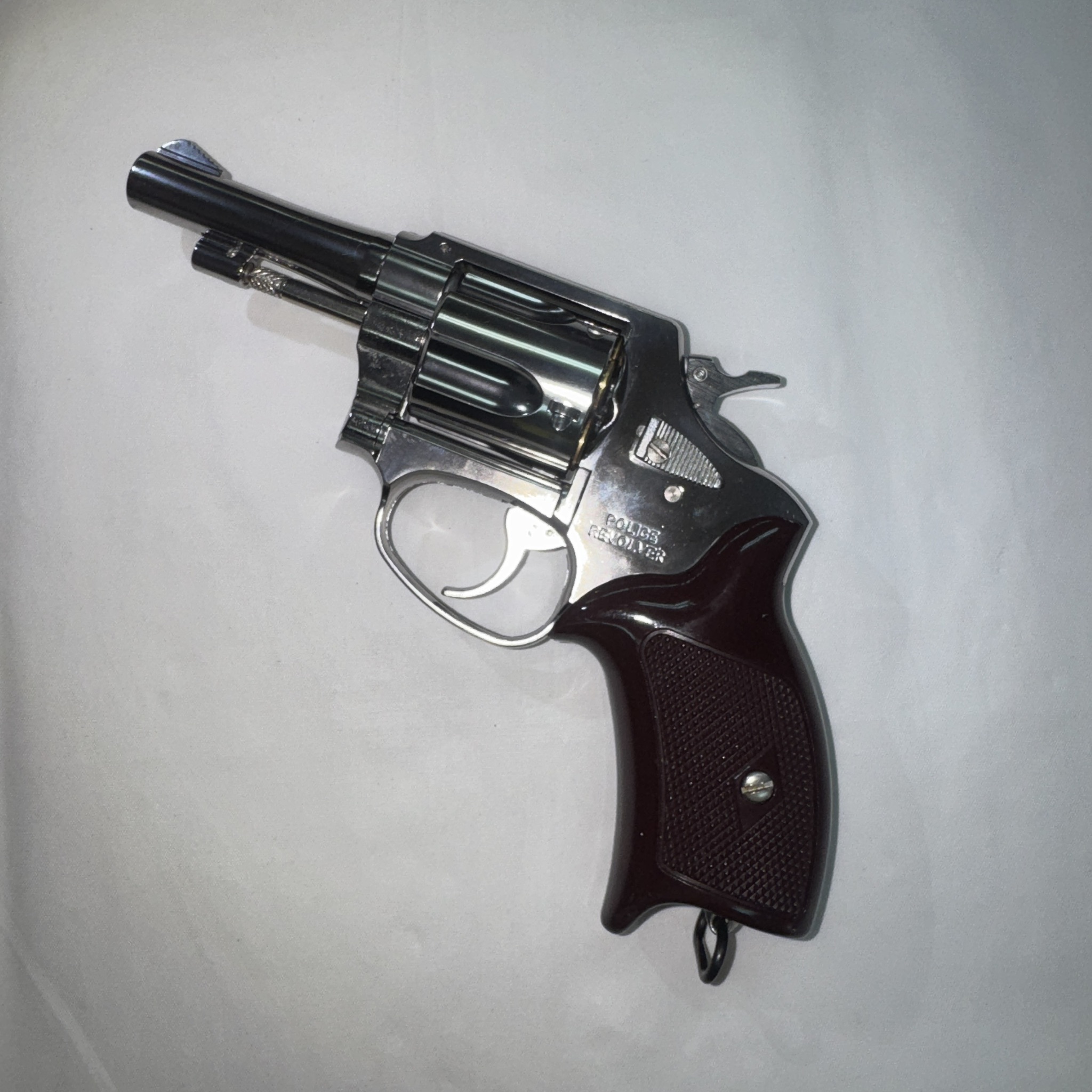 マルシン工業　旧型	ポリスリボルバー 77㎜銃身 SV プラグリップ