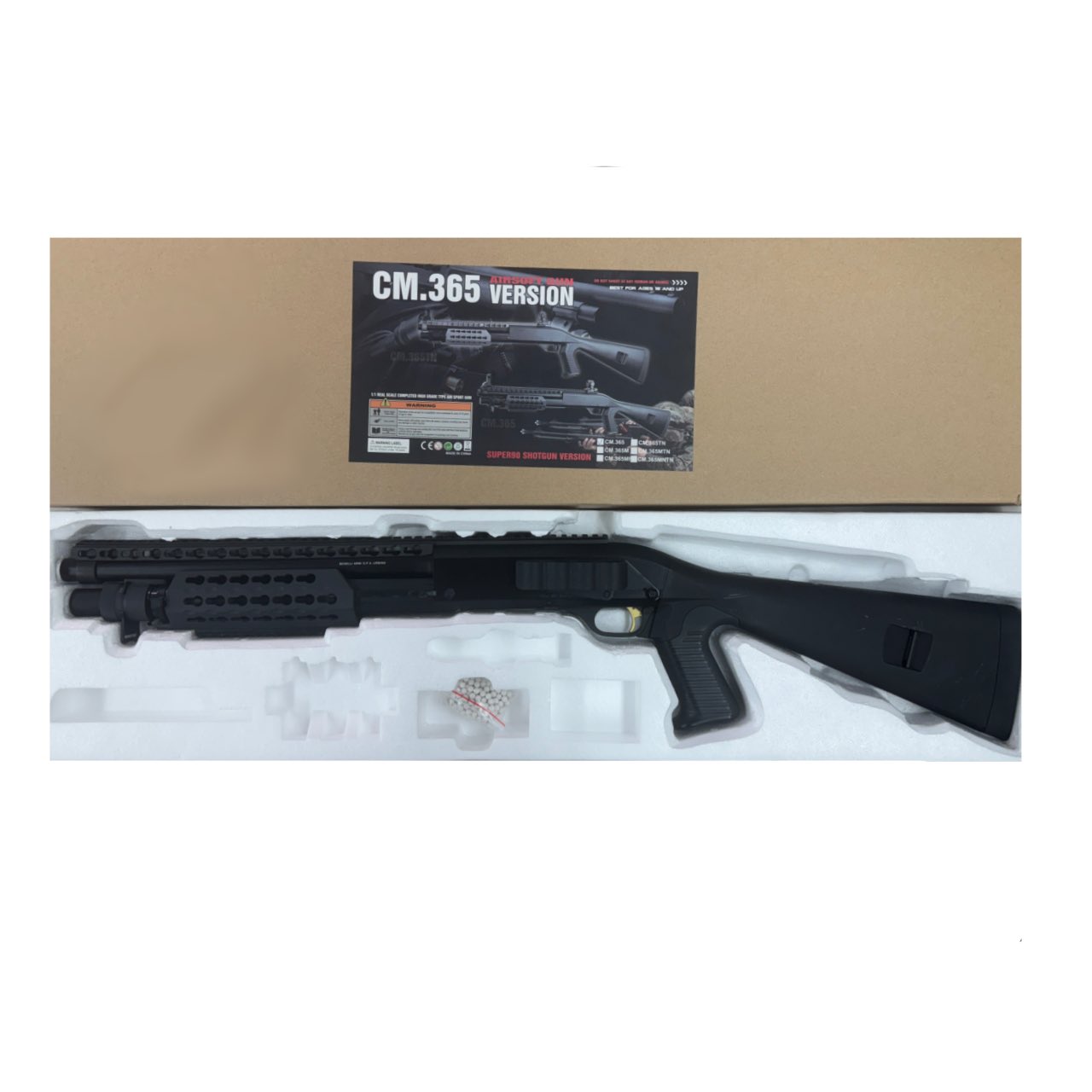 CYMA Benelli M3 TAC. ショート 固定ストック スポーツライン BK