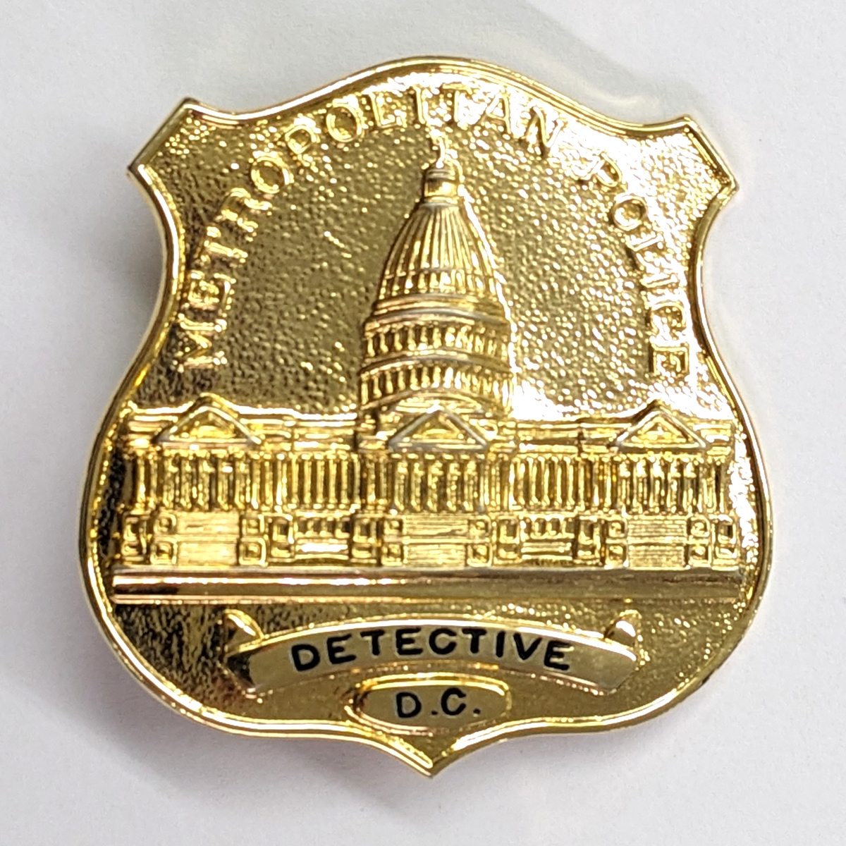 Metropolitan Police Detective バッジ 金色