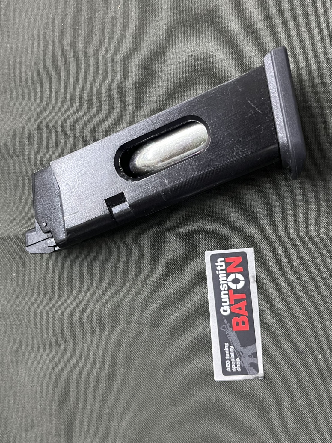 BATON GLOCK19 Gen.5 MOS用 8g スペアマガジン ①
