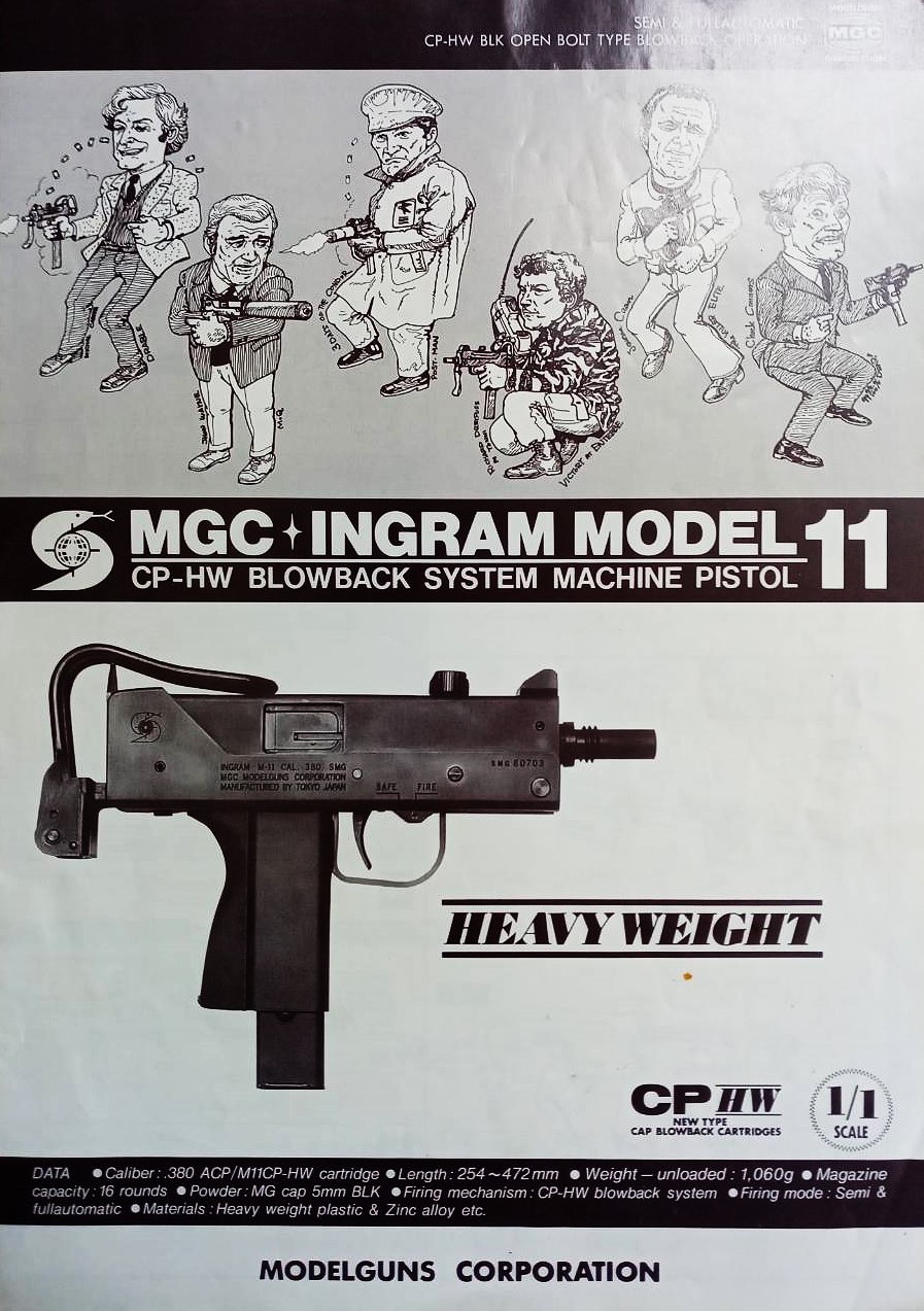 モデルガン取扱説明書 MGC イングラム M11 HW