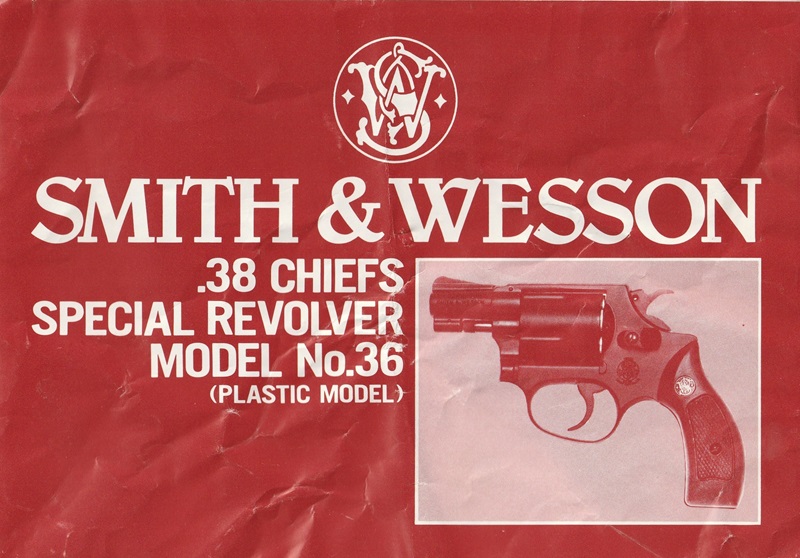 モデルガン取扱説明書 東京CMC S&W .38 チーフスペシャル