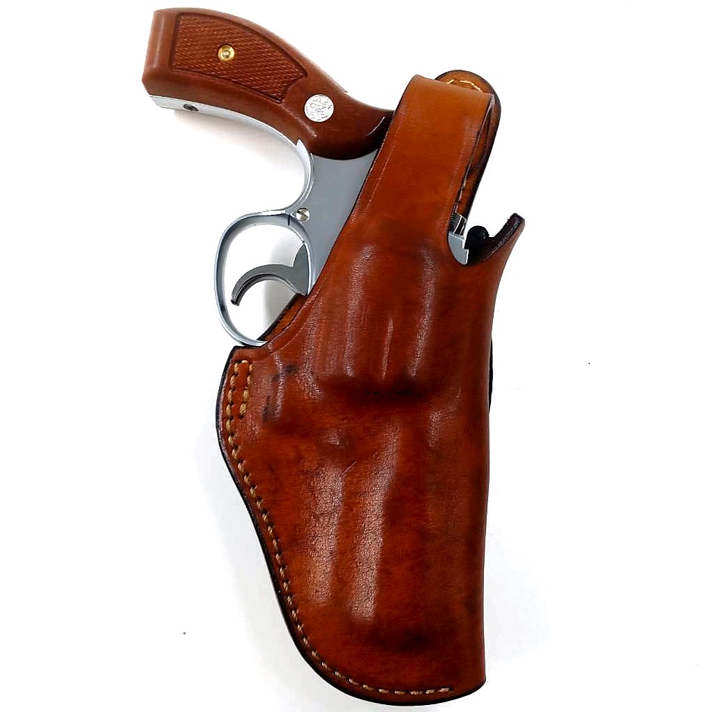 East.A №231 K/L 2.5~3㌅用 革製ホルスター 右/BR